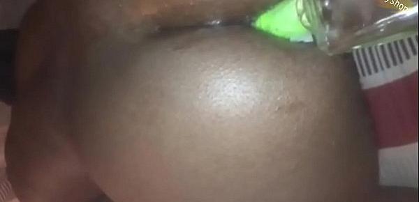  Hot Drunk Fun With A Bottle In My Ass